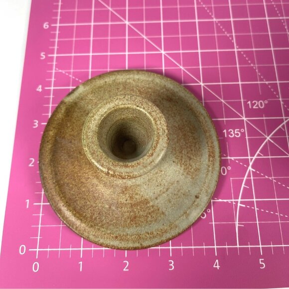 Handmade Studio Art Pottery Stoneware Ceramic Earth Glaze Lid Jar Pot Signed VTG - Picture 12 of 14